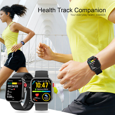 VERVOS LC80 Smart Watch, 1.83" HD Fitness Tracker for Men and Women with Bluetooth Calls, Heart Rate, Sleep and Blood Oxygen Monitoring